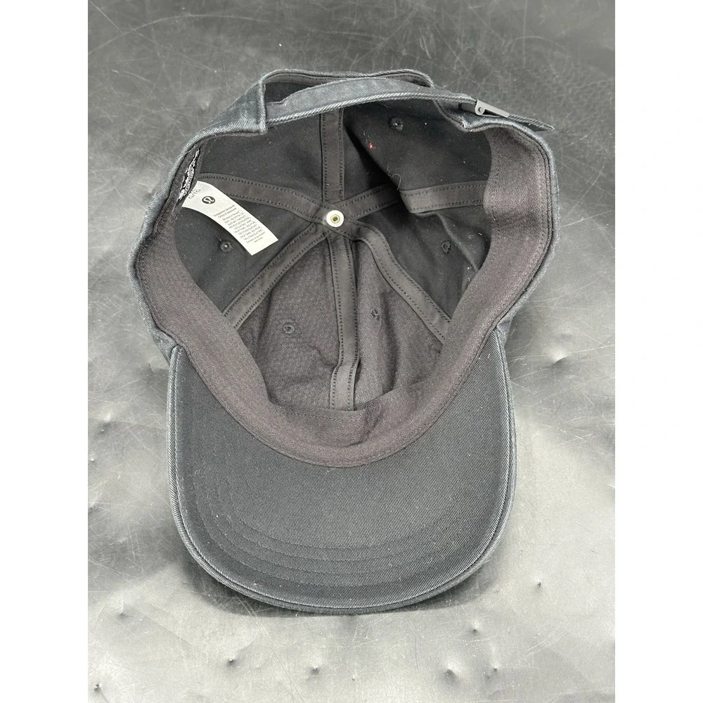 Lululemon‎ Classic Ball Cap Adjustable Hat Size L/XL LU9BOTS black